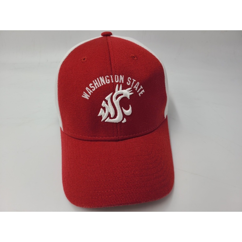 Washington State University Cougars Legacy Flex Fitted S-M Hat Cap Men NCAA Red